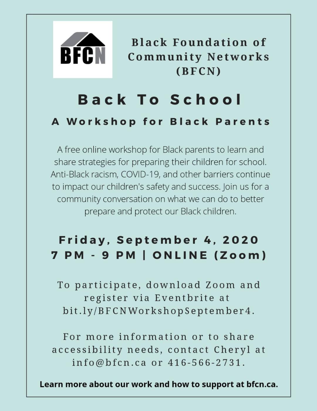 Back To School Flyer - Sept 4